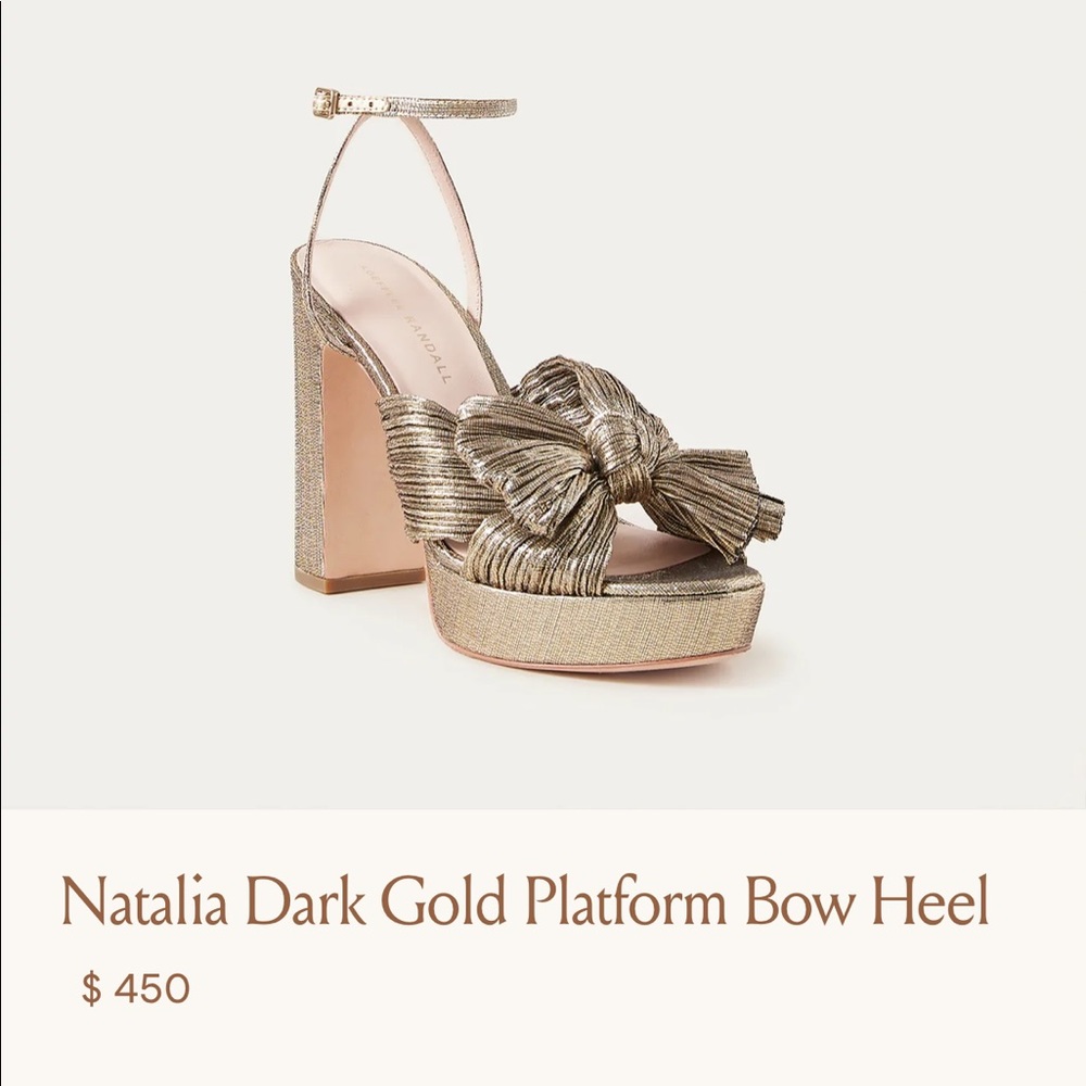 LOEFFLER RANDALL NATALIA PLATFORM BOW HEEL